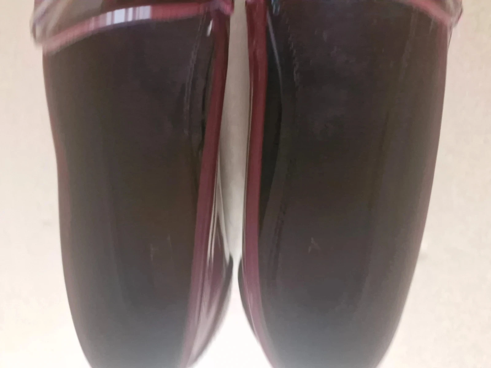 Mocasines de charol Zara burdeos – Talla 36 – photo 6